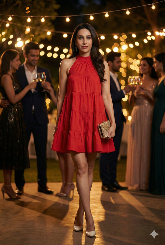 Red Kiara Mini Dress