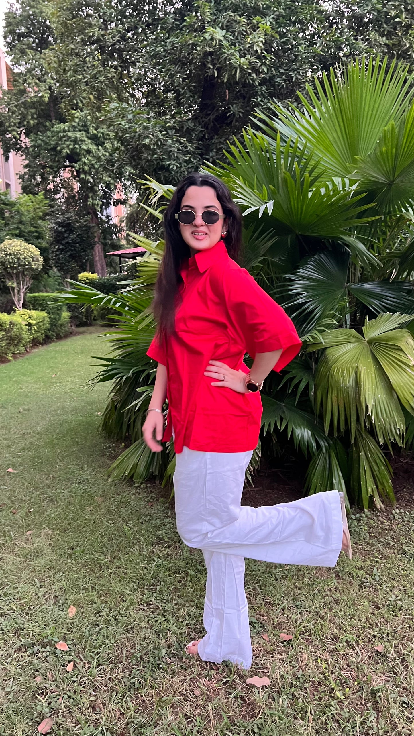 Scarlet Bell Sleeves Shirt oversized shirt