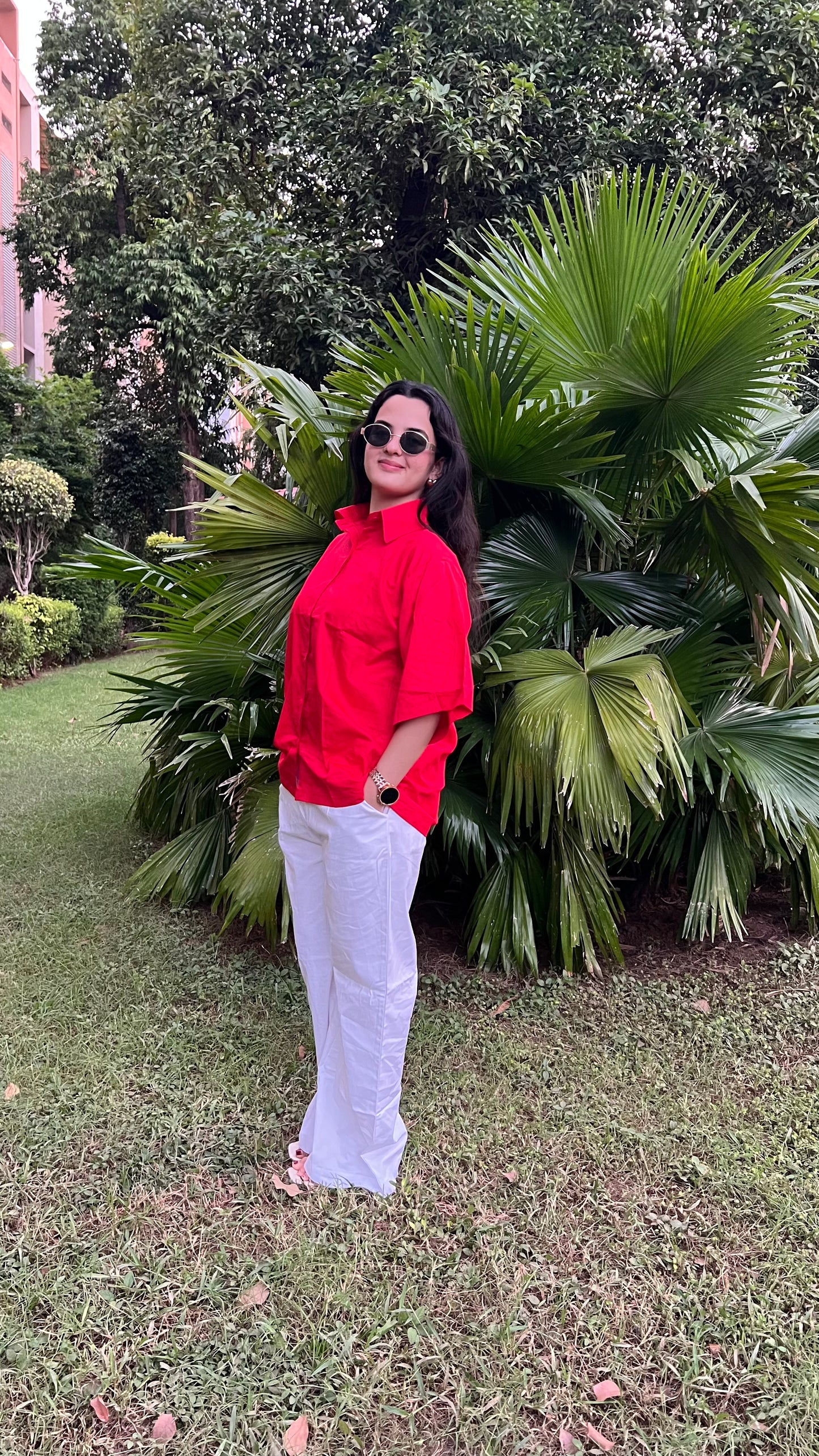 Scarlet Bell Sleeves Shirt oversized shirt