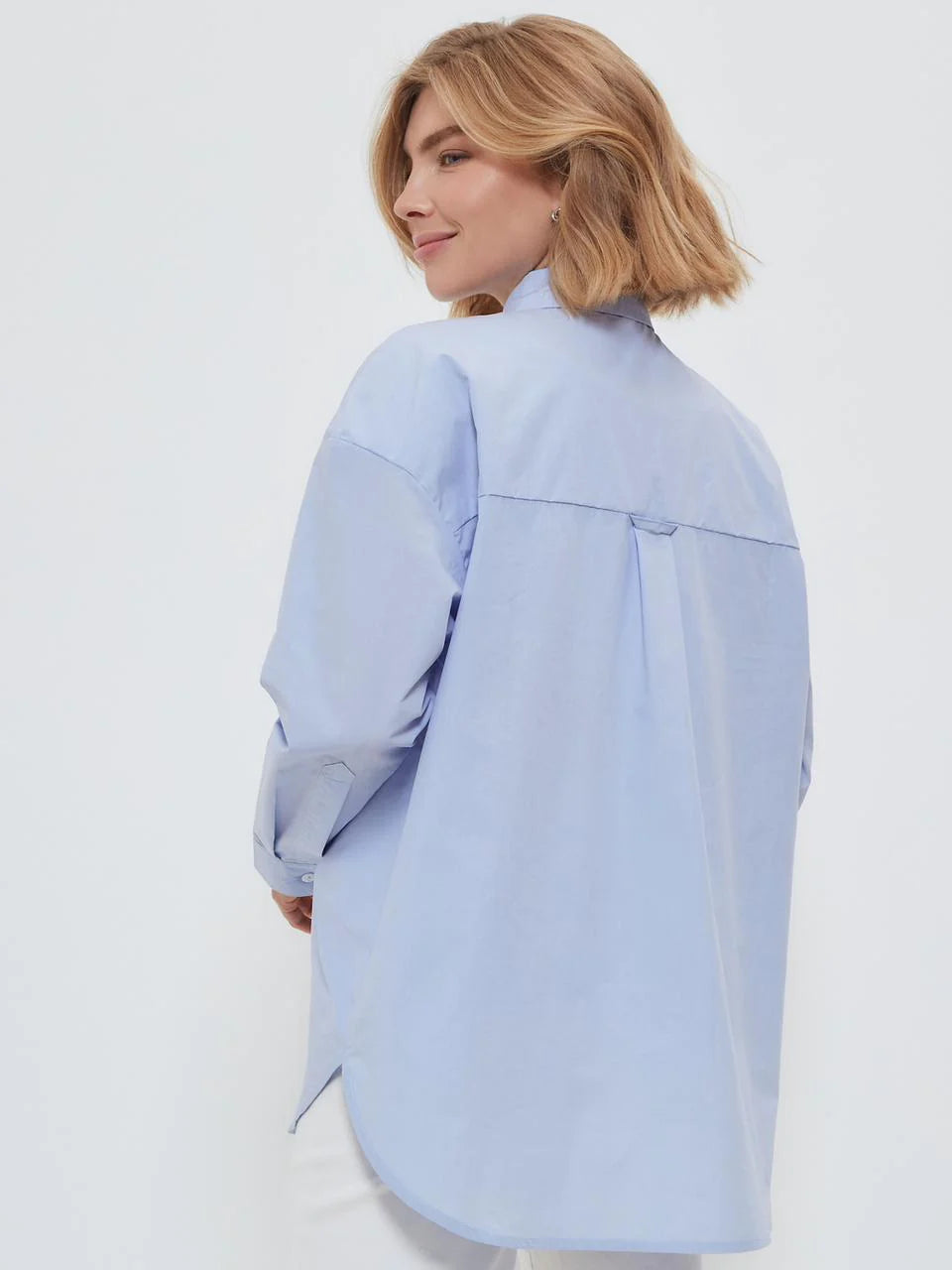 Oversized Sky Blue Shirt