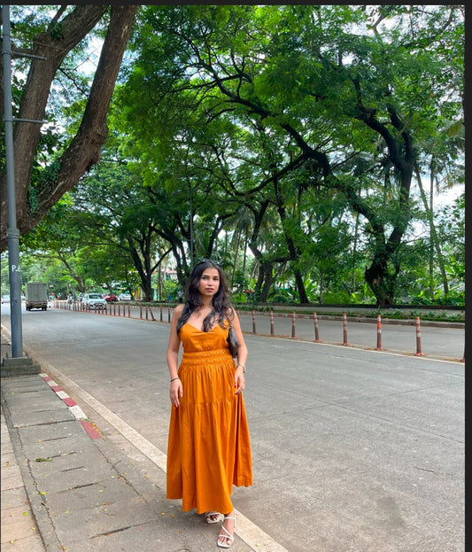 Rust Maxi Dress