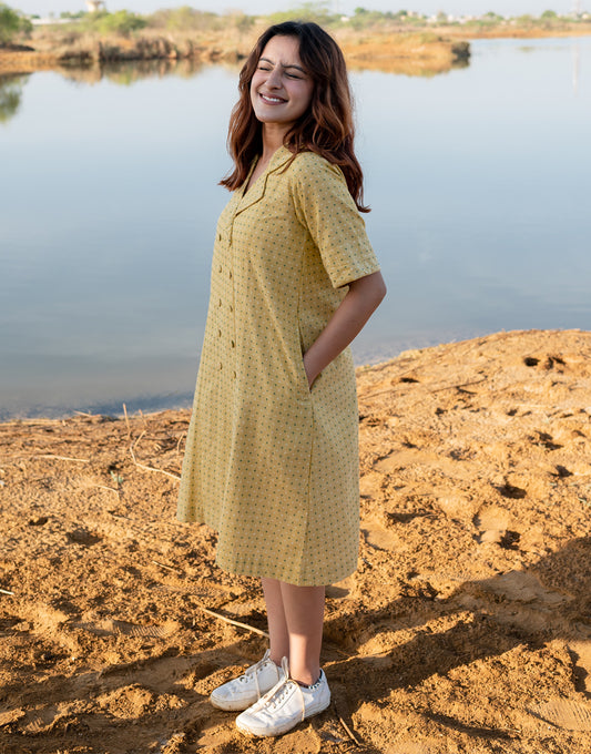 Yellowloom Collared Dress