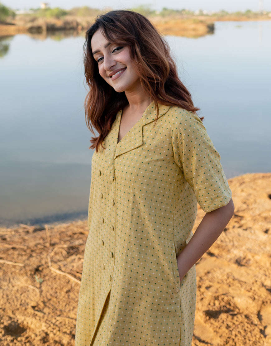 Yellowloom Collared Dress