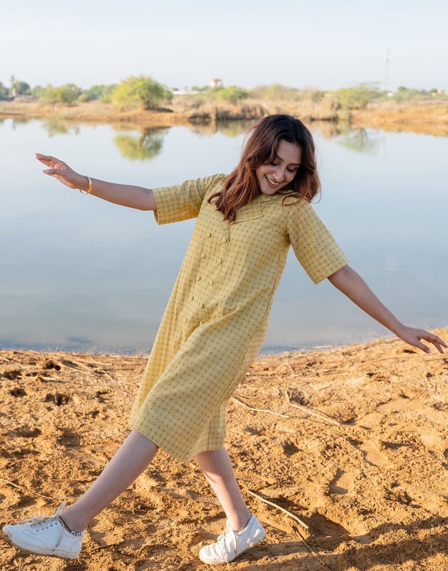 Yellowloom Collared Dress