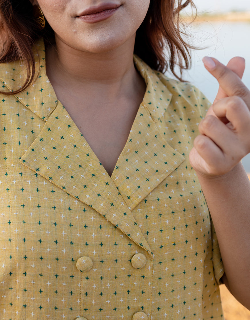 Yellowloom Collared Dress