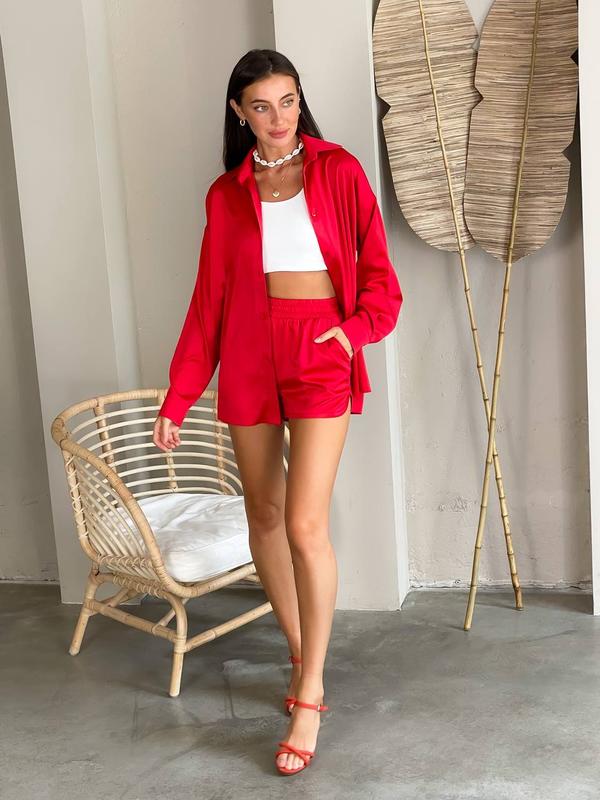 Hot Red Co-ord Set